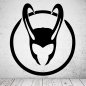Preview: 46235 Loki Symbol Wandsticker